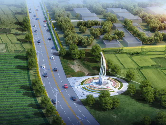 洛陽市洛龍區(qū)關(guān)圣街關(guān)林廣場道路景觀設(shè)計